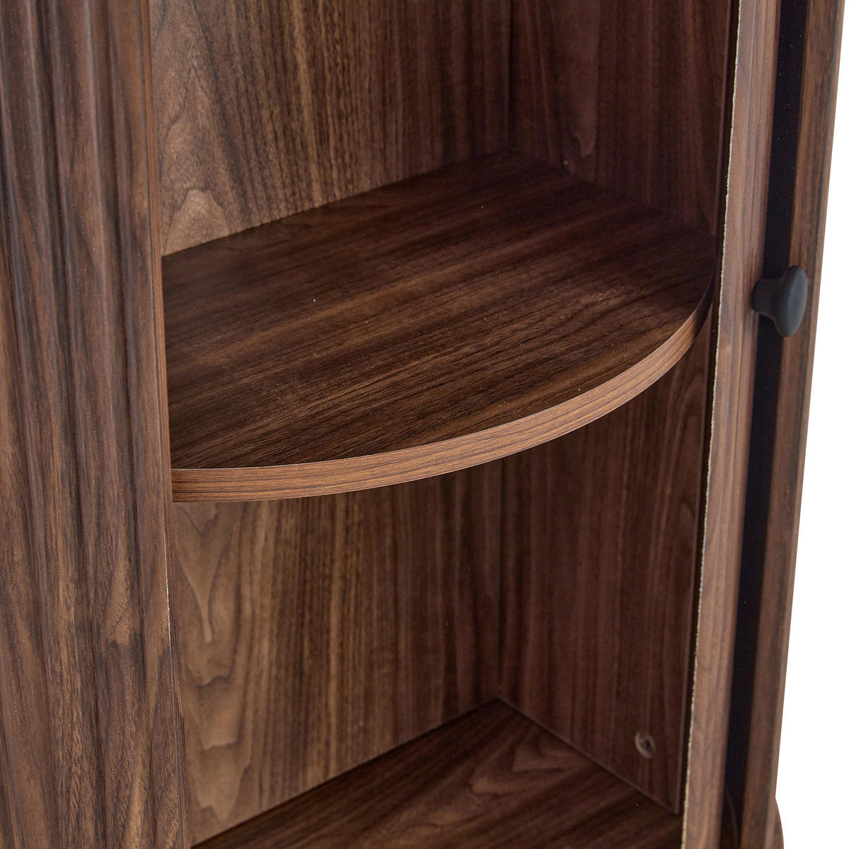 ESSTISCH Rund 115/74 cm mit Stauraum DE-40056 Nussbaum - Walnussfarben, Holzwerkstoff (115/115/74cm) - ComfortXL