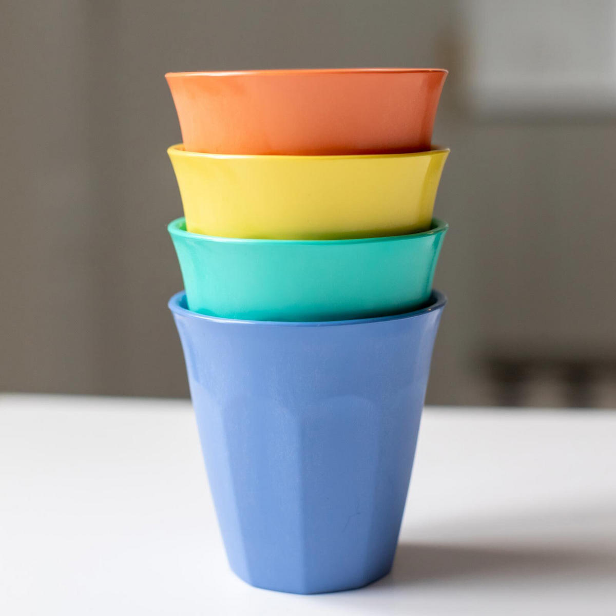 BECHERSET Nora bunt 300 ml 4er Set - Multicolor, Kunststoff (0.3L) - Koziol