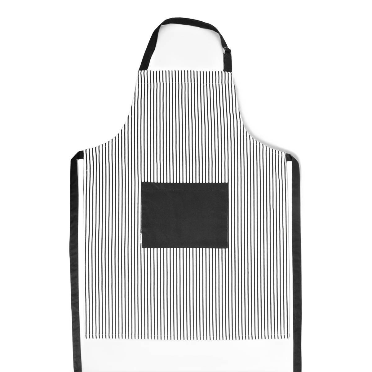 KÜCHENSCHÜRZE Fasko 60/80 cm - Schwarz, Textil (60/80cm) - Homla