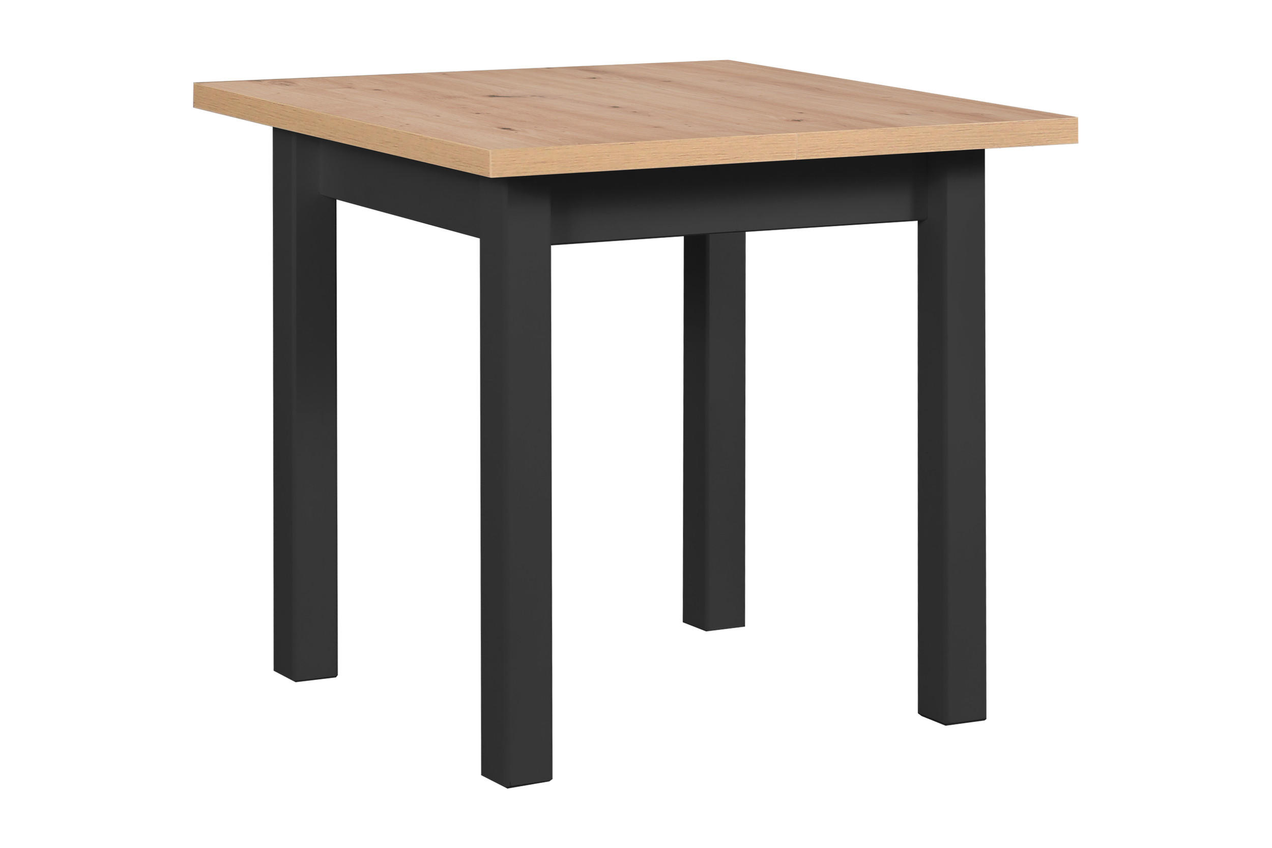 ESSTISCH Max 8, 80-160/80 cm, artisan - Eiche Artisan, Holz (80/80/76cm) - Leaf Design