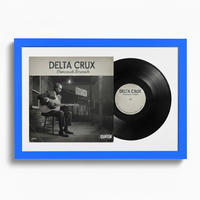 SCHALLPLATTEN BILDERRAHMEN 40/60 2er Set - Blau, Holz (60/40cm) - K-Möbel