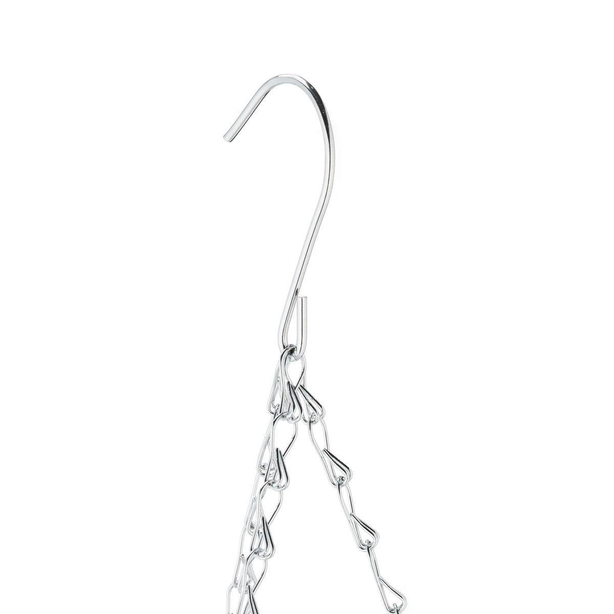 OBSTKORB - Silberfarben, Metall (26.5/82/26.5cm) - Relaxdays