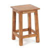 HOCKER MADERO Recyclingholz 08 honigfarben gewachst - Honig, Karton (30/48/30cm) - DESIGN DELIGHTS