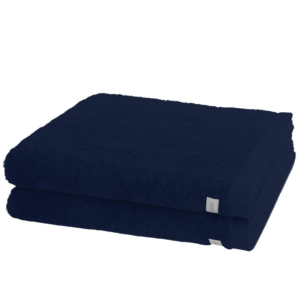 DUSCHTUCH Sinfonie 2er-Set - Blau, Textil (50/100cm) - Ross