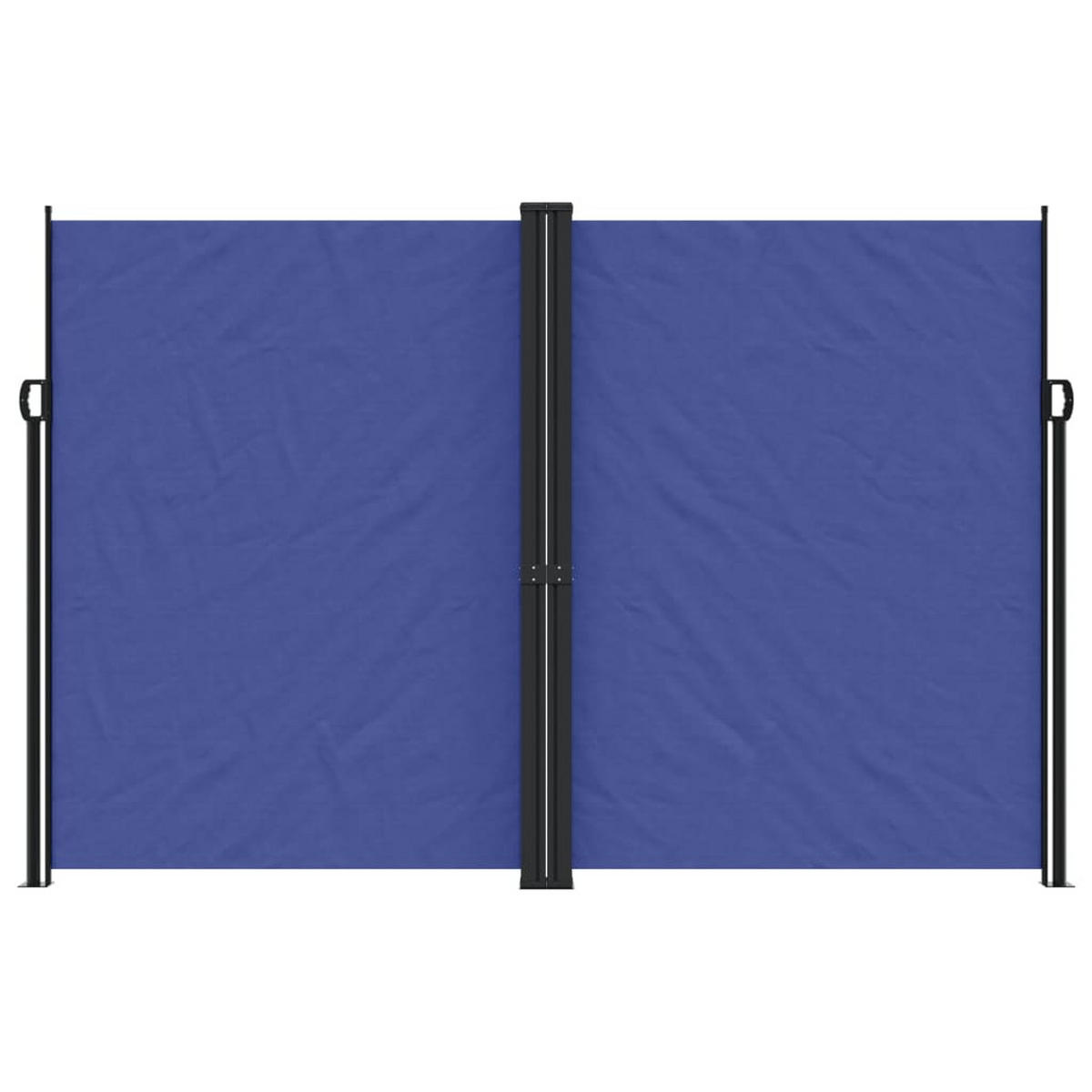 SEITENMARKISE Ausziehbar Blau 220x1200 cm - Blau, Textil (1200/220/1200cm) - furnicato
