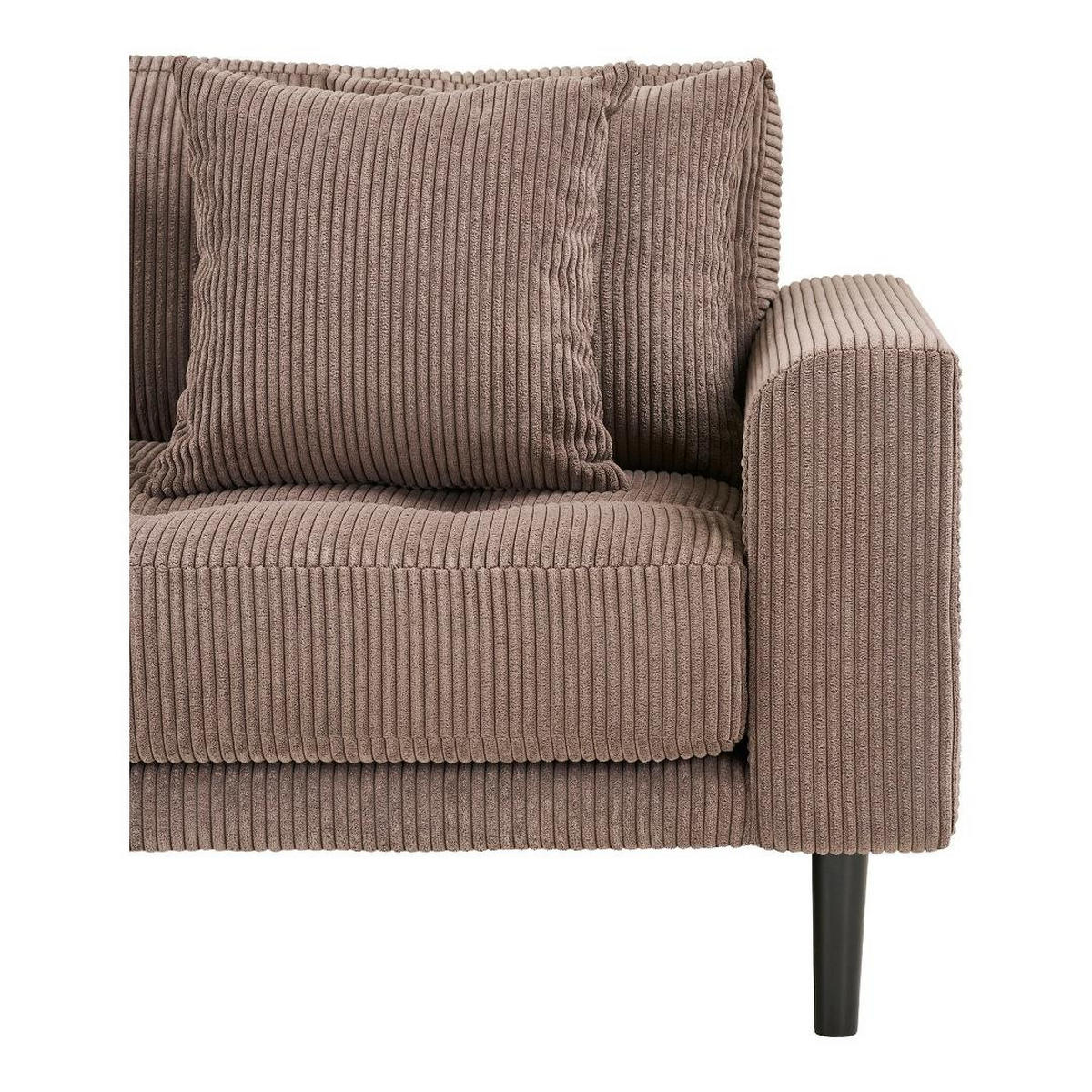 SOFA, Cora, Stühle Braun, Polyester, 170 x 290 x 76 cm - Braun, Textil (170/290cm) - ebuy24
