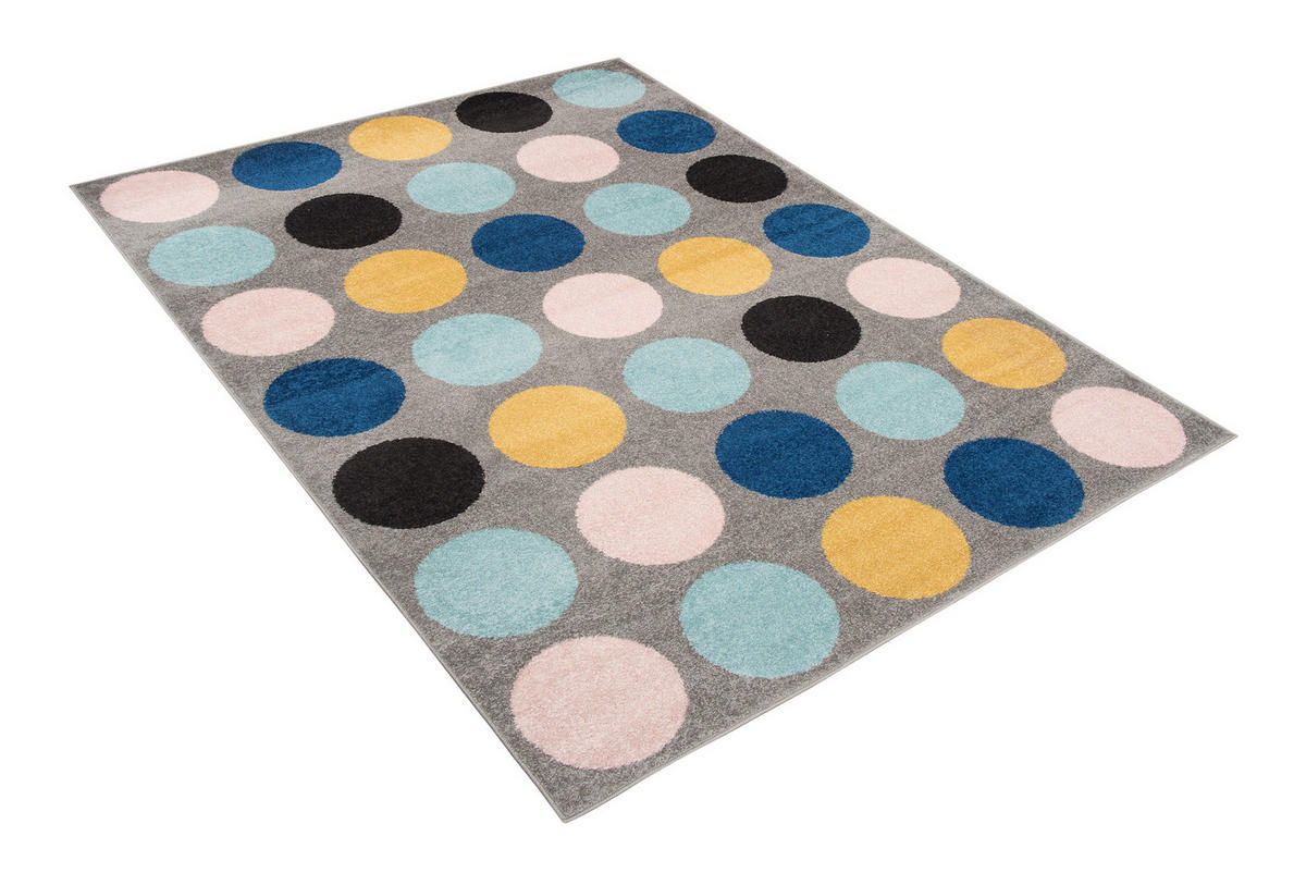 TEPPICH LAZUR Grau 300/400 cm - Multicolor/Grau, Kunststoff (300/400cm) - Tapiso