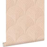 TAPETE 3D Muster 50 x 900 cm - Pink, Papier (50/900cm) - ESTAhome