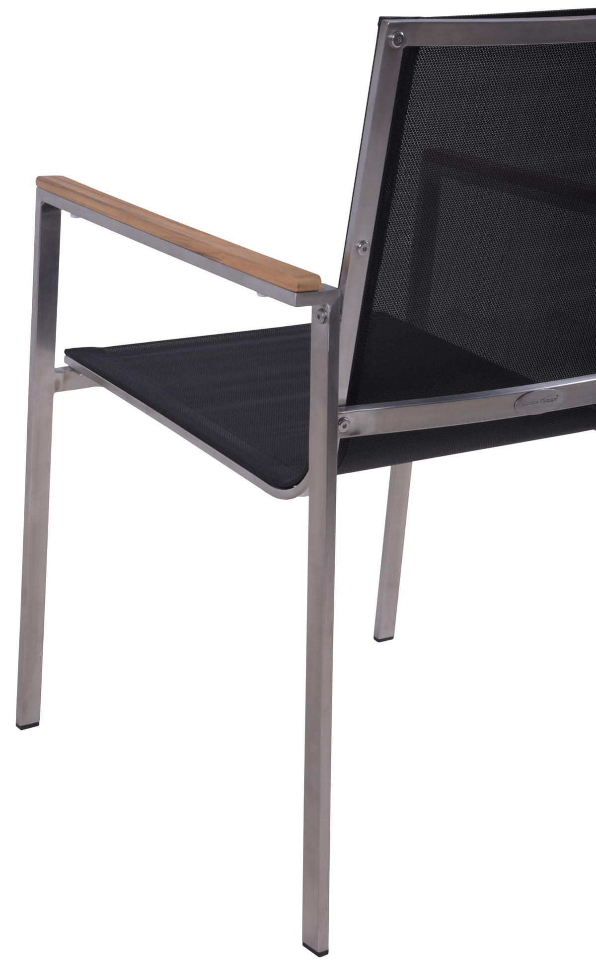 GARTEN-SITZGRUPPE Paul 7-teilig Tisch Hochlehner Dunkelgrau Gartenmöbel-Set - Dunkelgrau, Holz - DELUKE