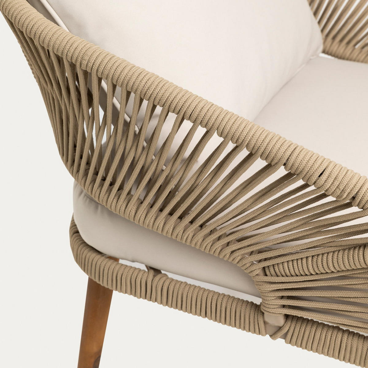 GARTENSET Cascade Natur - Braun, Metall - Kenay Home