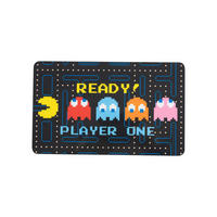 BRETTCHEN Pac-Man Ready! Player One Schwarz 14,5 x 23,5 cm - Schwarz, Kunststoff (14.5/23.5cm) - United Labels