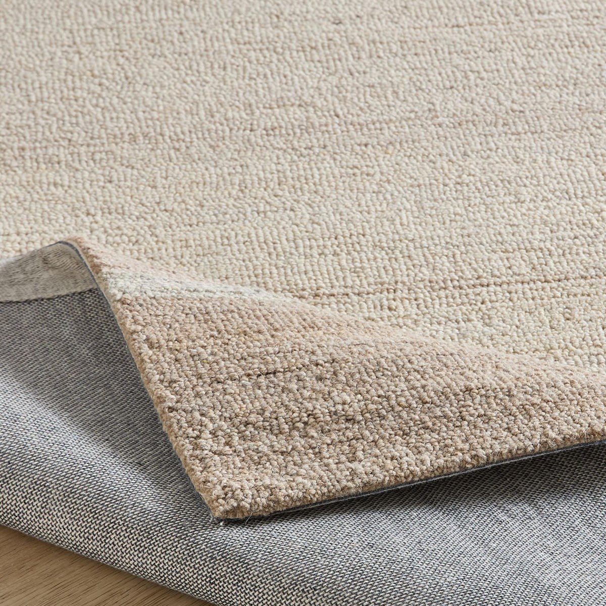 TUFTTEPPICH Natur Loop 140x200 cm - Beige, Textil (140/200cm) - Natur Pur