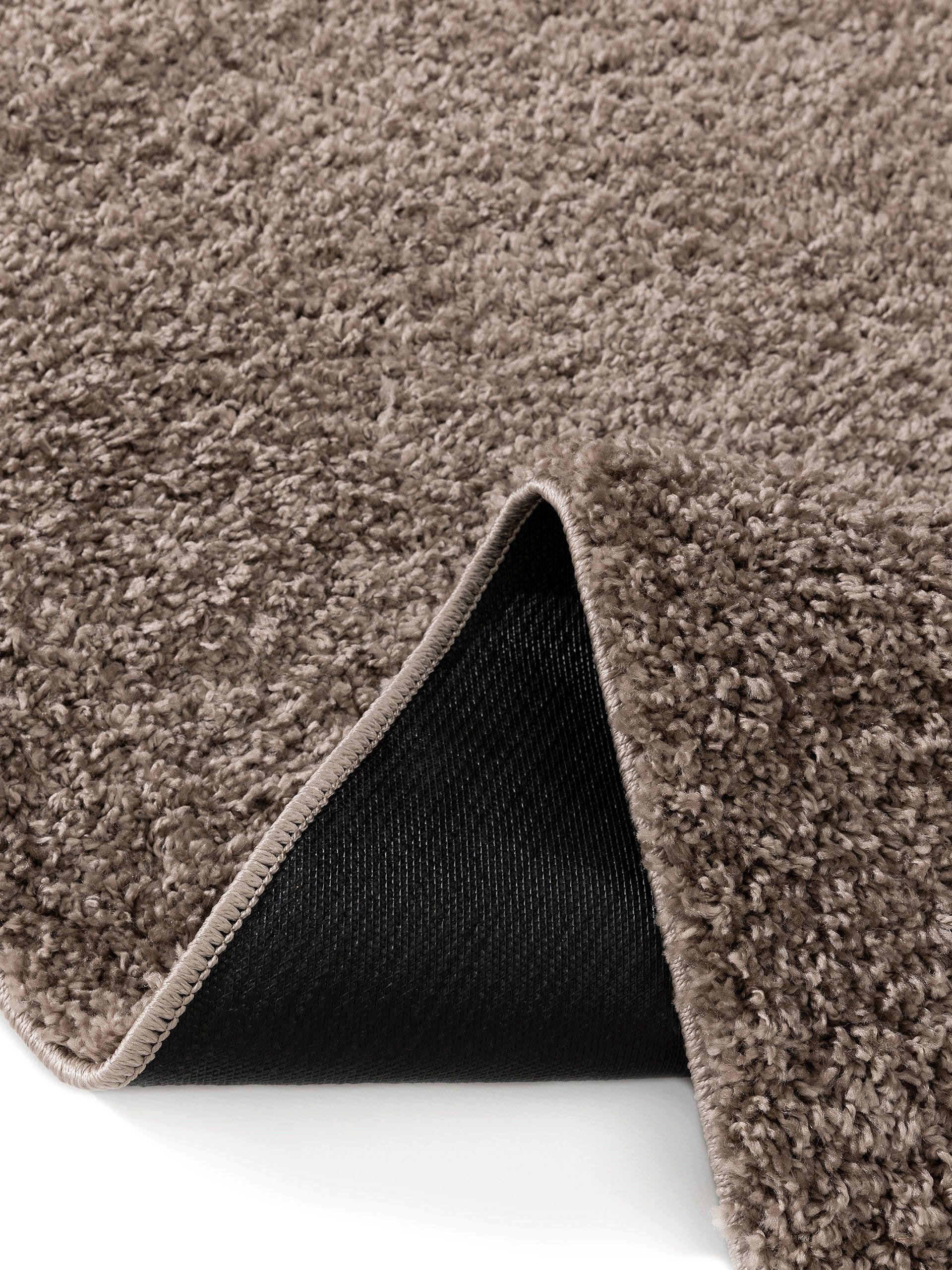 HOCHFLORTEPPICH Soho Taupe 250x300 cm - Taupe, Kunststoff (250/300cm) - benuta
