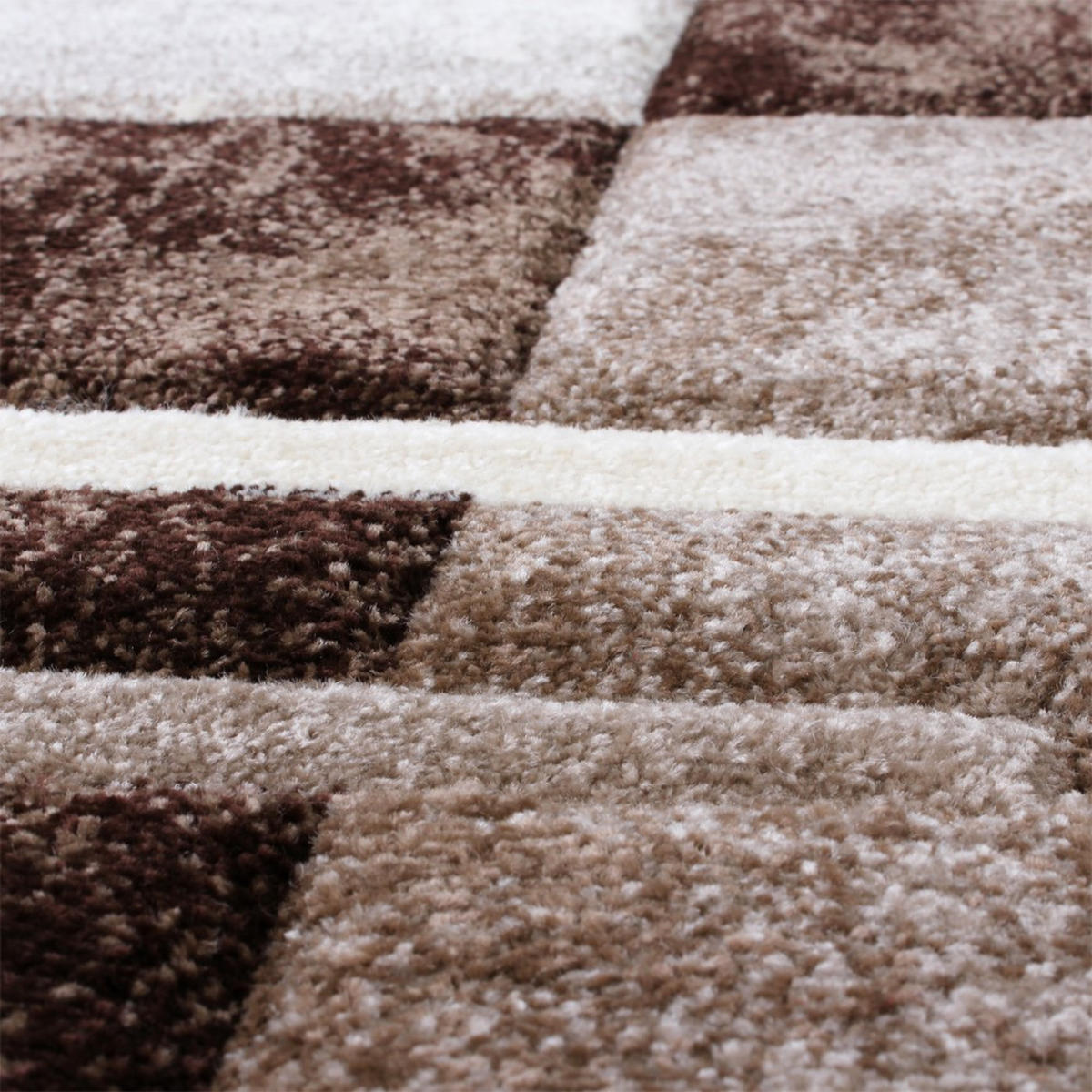 KURZFLORTEPPICH 80/300 cm Diamond 663 - Braun, Textil (80/300cm) - Paco Home