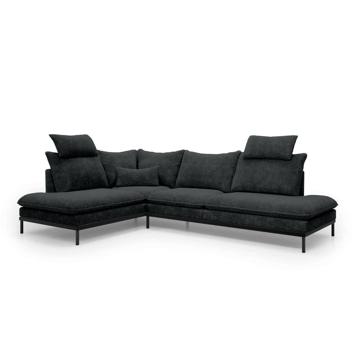 ECKSOFA Leafy Multicolor 293 cm - Multicolor, Textil (293/90/198cm) - Pillovely