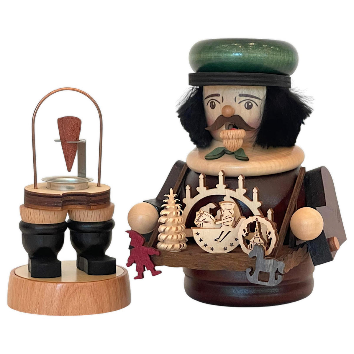 RÄUCHERMANN Händler 20 cm - Multicolor, Holz (10/19/13cm)