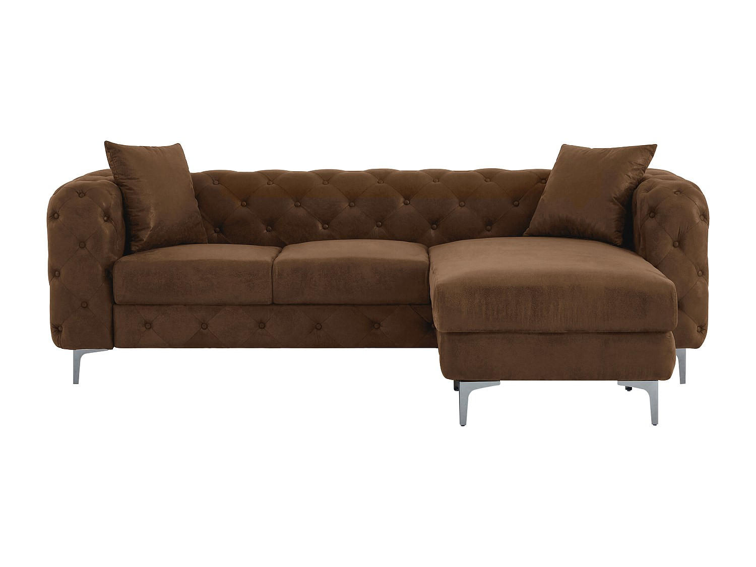 Vente-Unique Sofa Braun 238x74x155 cm