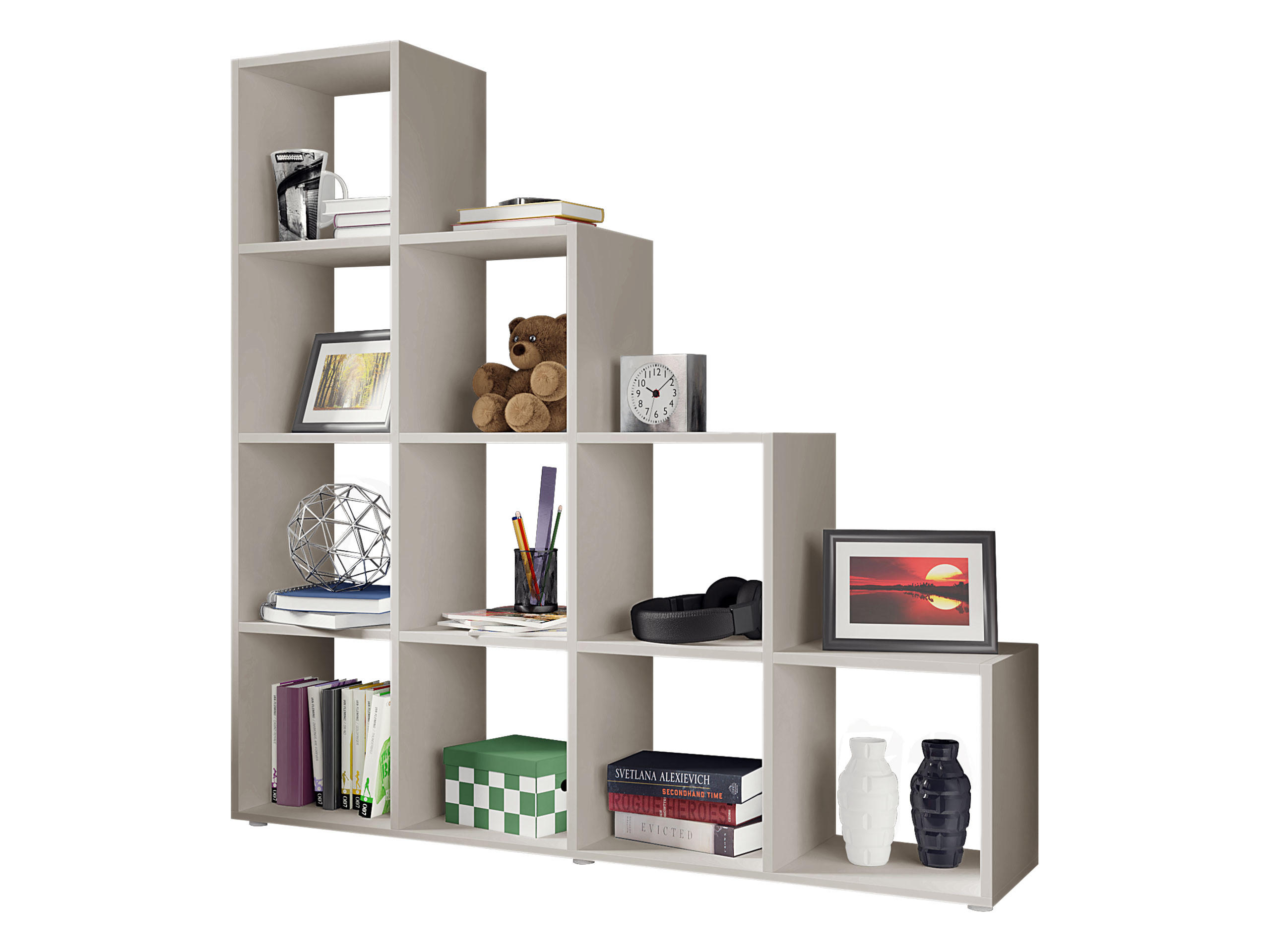 STANDREGAL Trio 013 - Kaschmir, Holzwerkstoff (139/142/33cm) - MIRJAN24