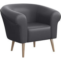 SESSEL Emilia - Buchefarben/Grau, Holzwerkstoff/Buchenholz (73/70/57cm) - Meblini