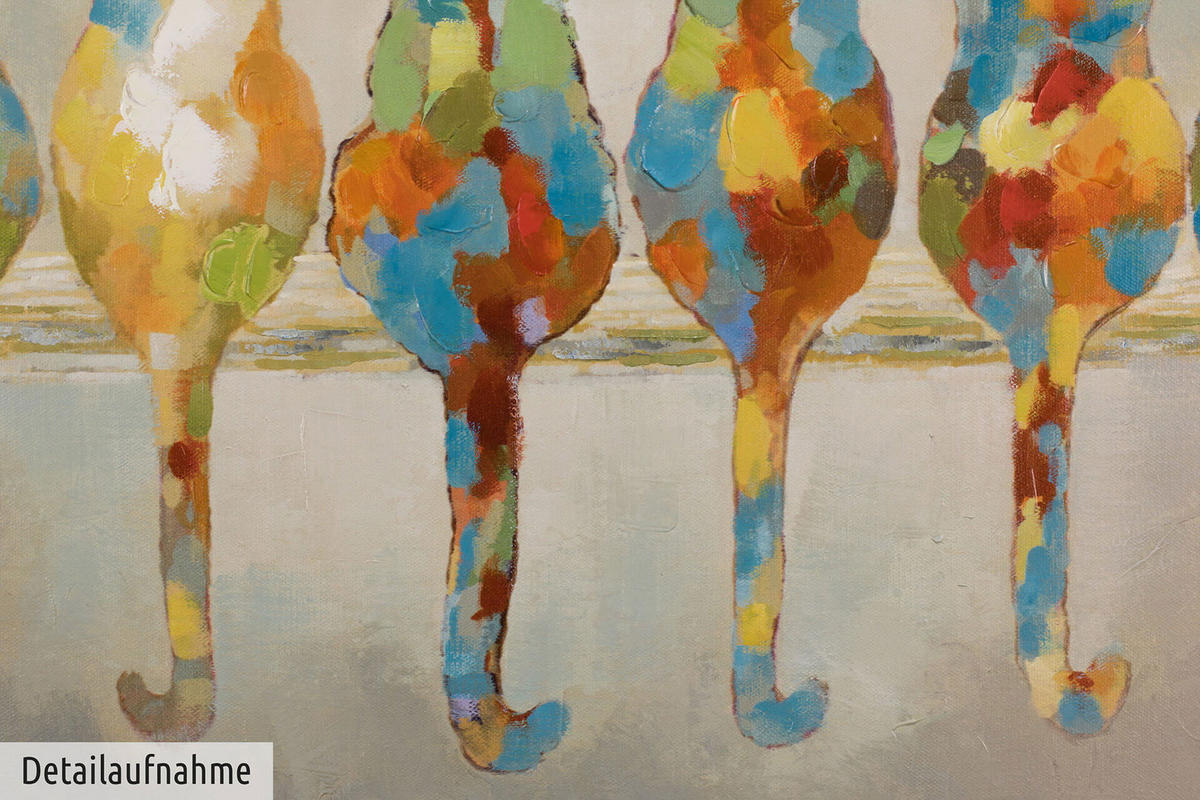 ÖLGEMÄLDE 120/60 cm - Multicolor, Holz/Textil (1.9/60cm) - KUNSTLOFT