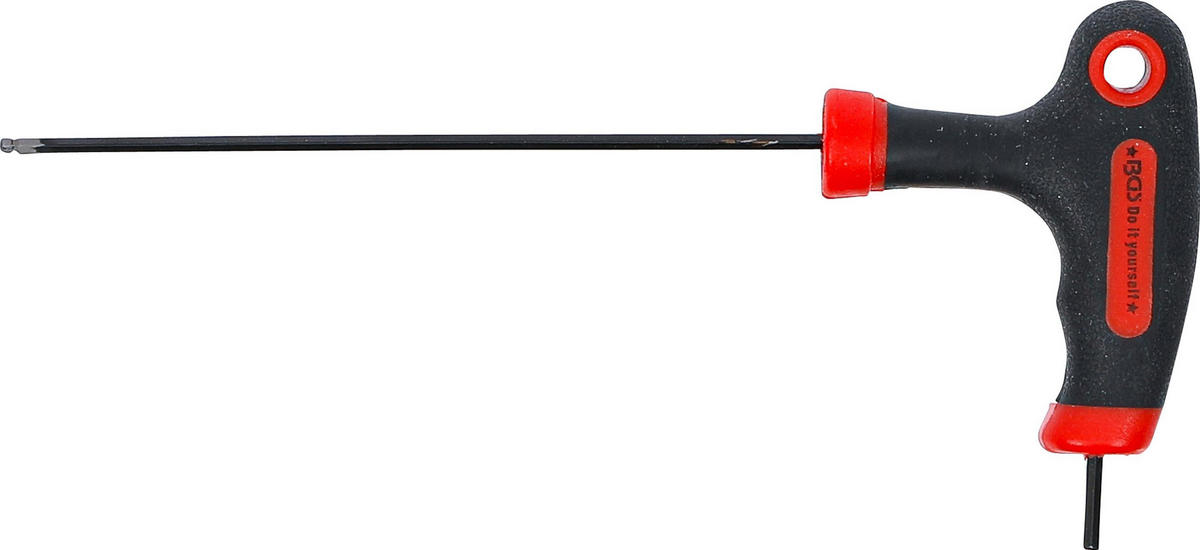 SCHRAUBENDREHER MIT T-GRIFF UND SEITLICHER KLINGE | INNENSECHSKANT / - Multicolor, Kunststoff/Metall (1/1cm) - BGS technic