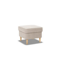 FUSSHOCKER FÜR SESSEL VELO, Beige - Beige, Textil (49/40/49cm)