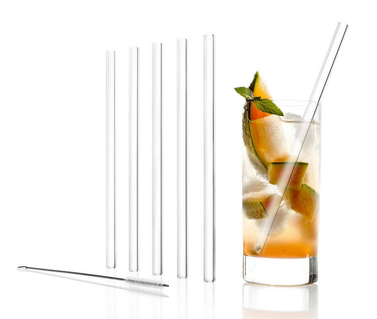 GLASTRINKHALME Bar transparent 23 cm 7er Set - Transparent, Glas (0.9/23cm) - Stölzle Lausitz