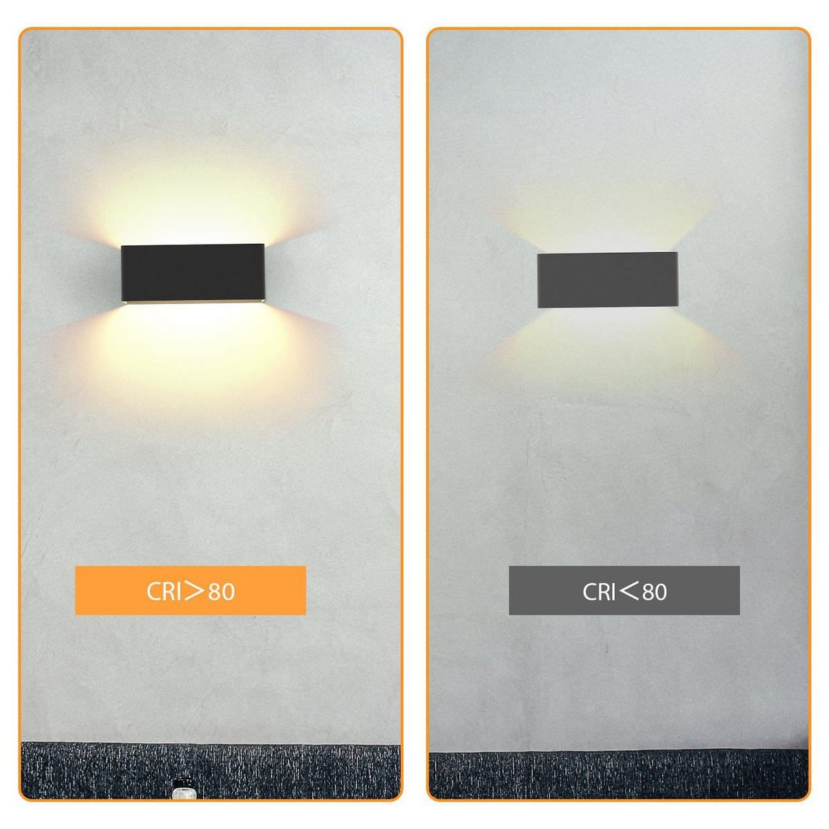 LED WANDLEUCHTE Herz 2er-Set - Schwarz, Metall (10/8/20cm) - Nettlife