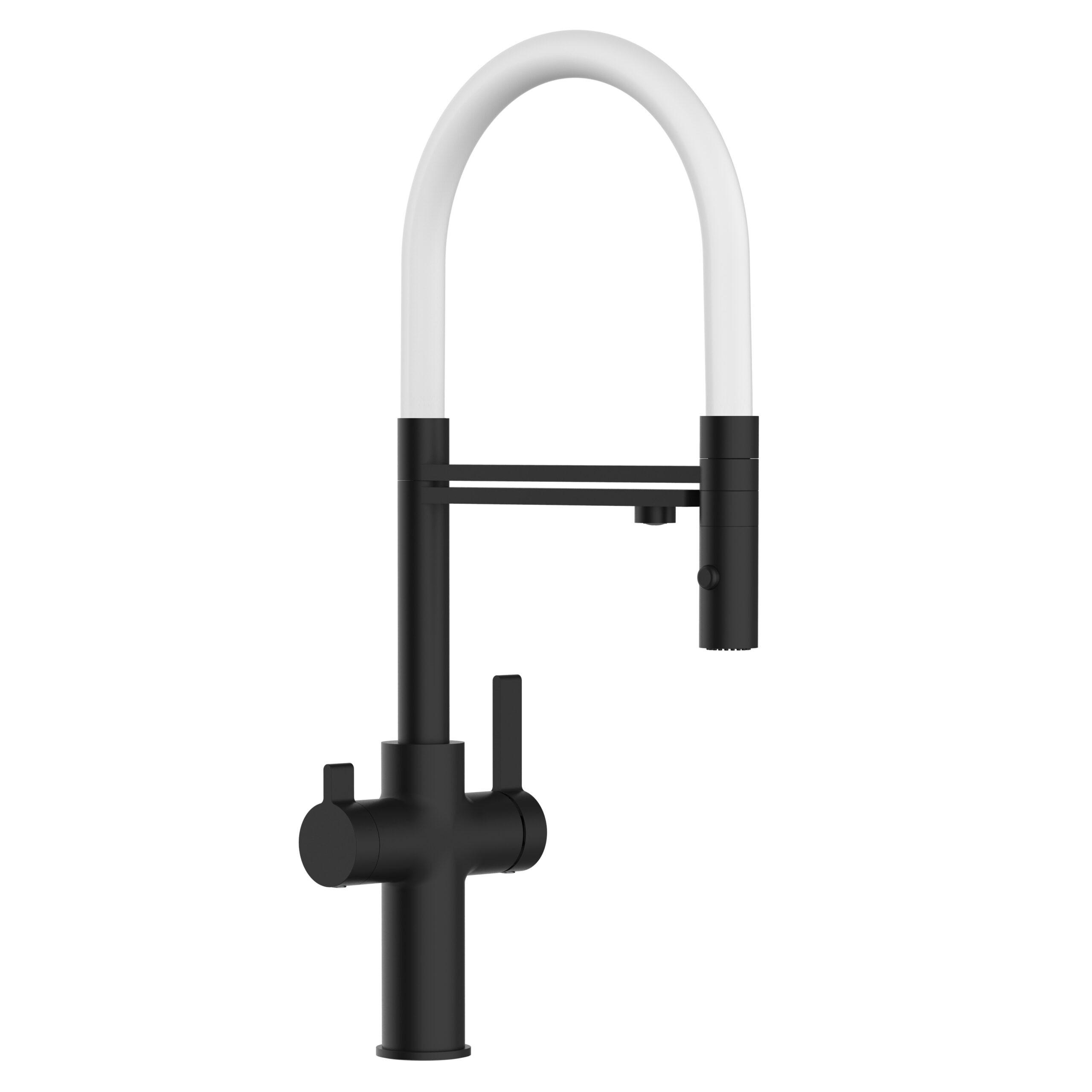Vizio 3-Wege-Küchenarmatur, Weiß 20.61x48x20.61 cm