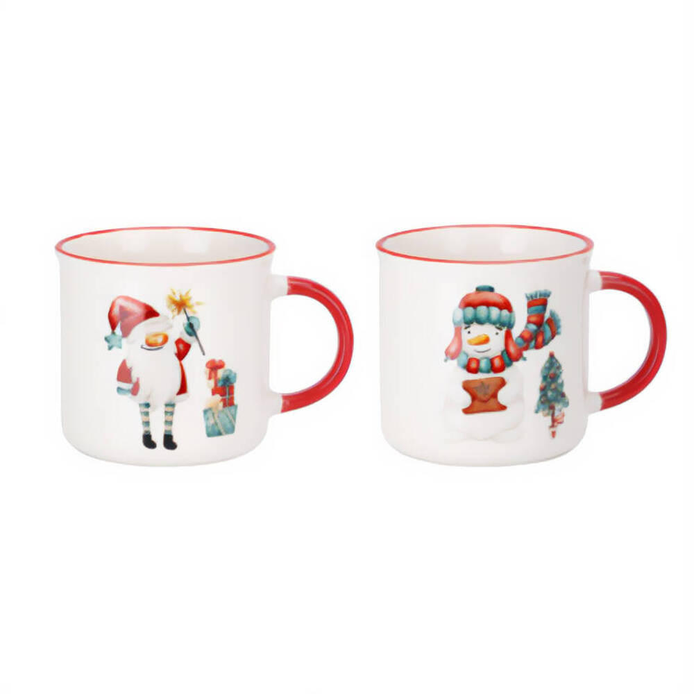 TASSEN Porzellan 200 ml 2er-Set - Rot, Keramik (0.3L) - Siaki