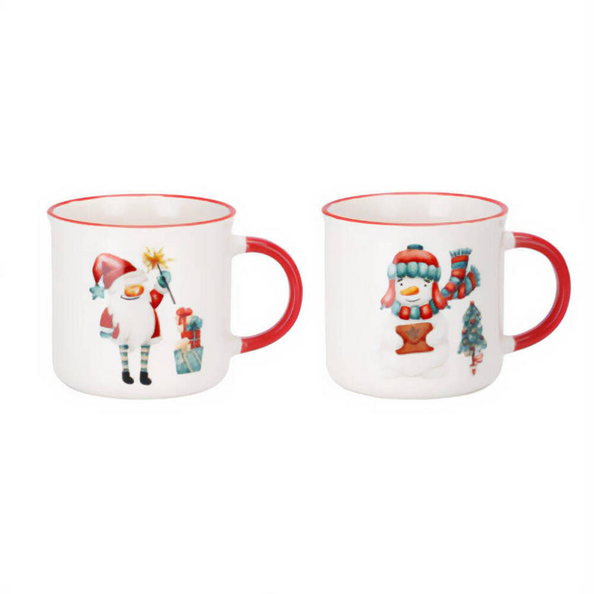 TASSEN Porzellan 200 ml 2er-Set - Rot, Keramik (0.3L) - Siaki