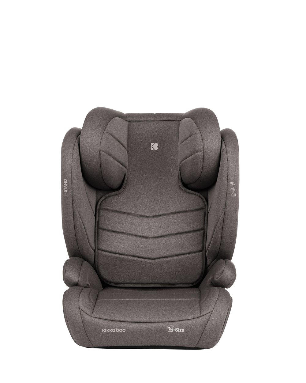 KINDERSITZ i-Stand i-Size Braun (100 - 150 cm) Gruppe 2/3 verstellbar Isofix - Braun, Kunststoff (44/59/45cm) - Kikka boo