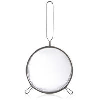 KÜCHENSIEB ANETT Silber 20,5 cm - Silberfarben, Metall (20.5cm) - Orion 
