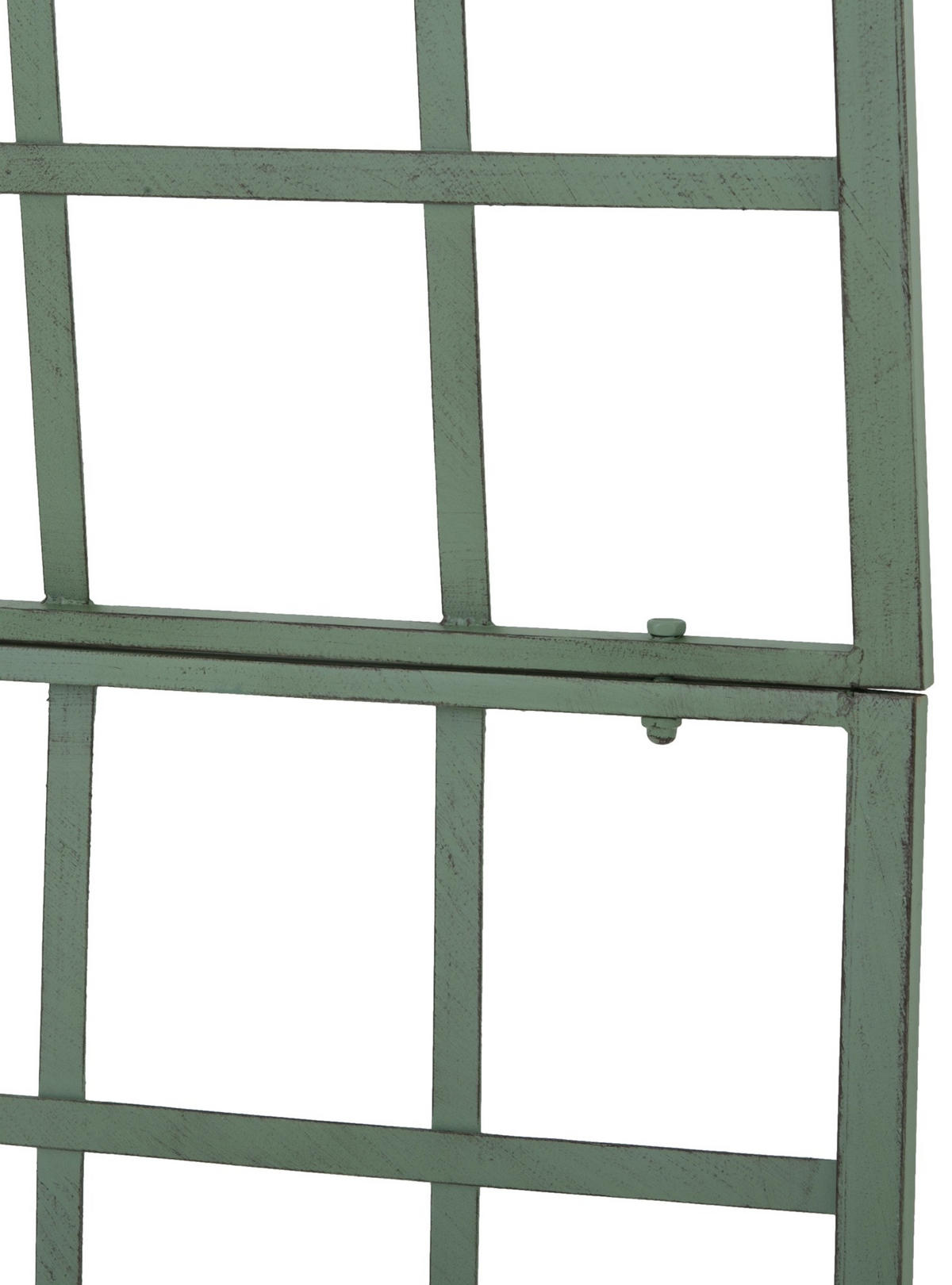 RANKGITTER Metall Antik-Grün - Grün, Metall (40/198/2cm) - CLP