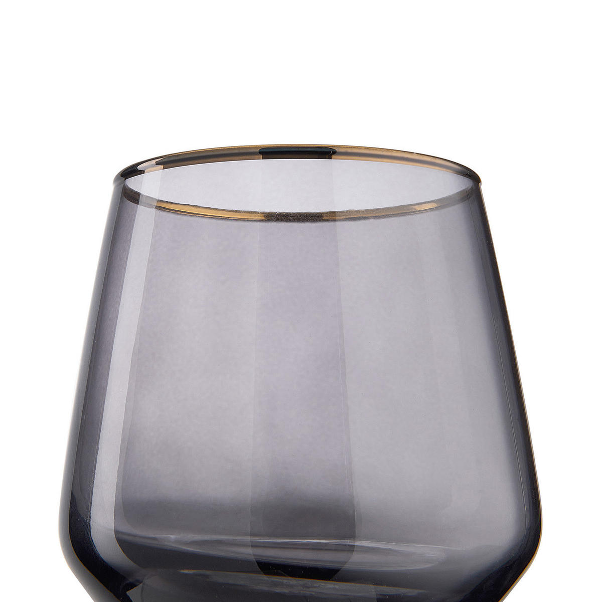 TRINKGLAS (6er-Set) Touch Of Gold - Grau, Glas (0.34L) - Butlers