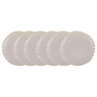 TELLER (6er Set) Florence - Beige, Keramik (23/23/1cm) - Butlers