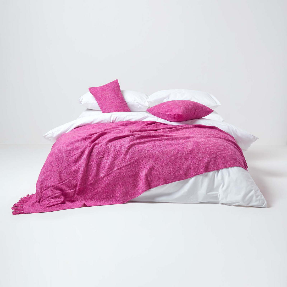 KISSENHÜLLE Nirvana 30/50 cm, 100% Baumwolle - Pink, Textil (30/50cm) - Homescapes