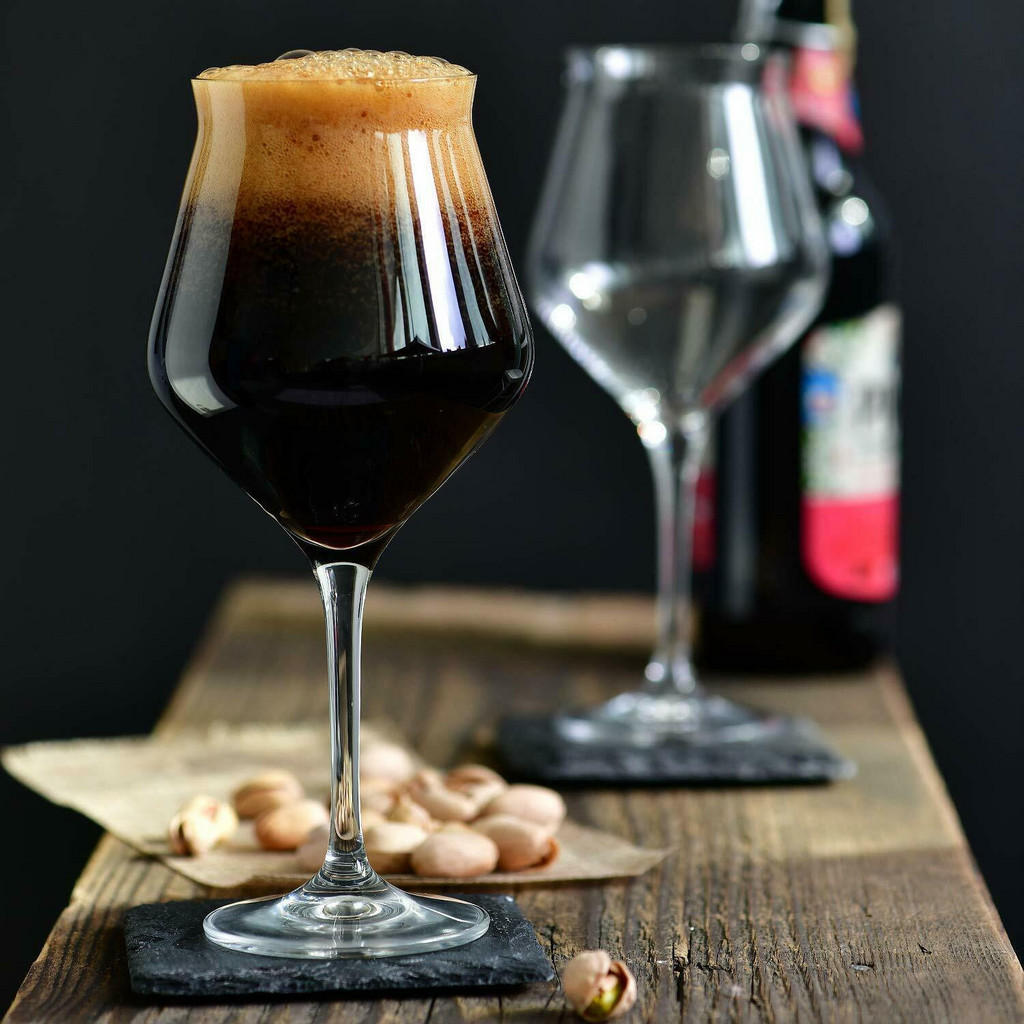 Thumbnail - Krosno Glass Bier-Tulpen, Transparent, Glas, 0.42 L, Hergestellt in Europa, geschmacks- und geruchsneutral, Essen & Trin...