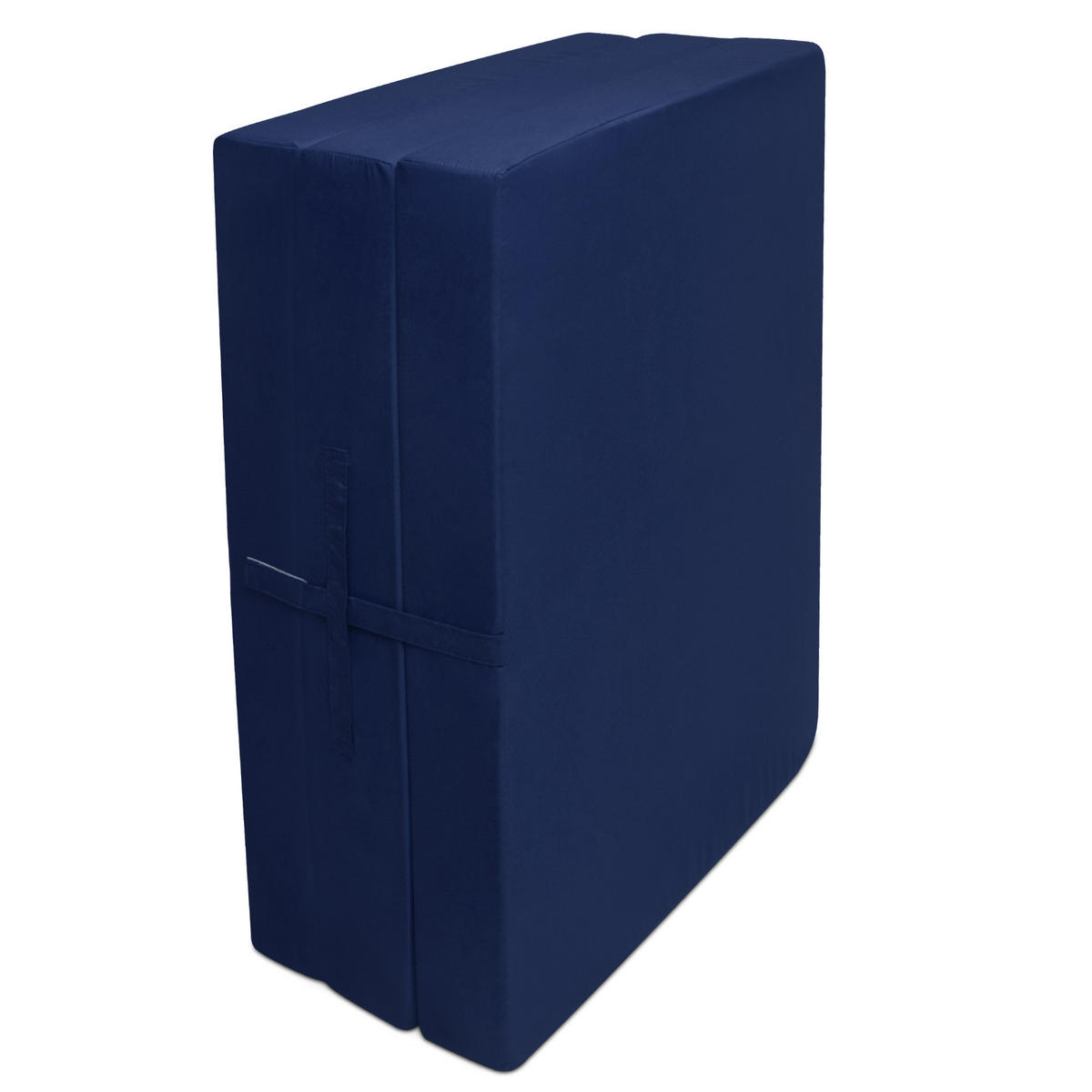 KLAPPMATRATZE Campix 190/60/7 cm Dunkelblau - Dunkelblau, Textil (190/60/7cm) - Beautissu 