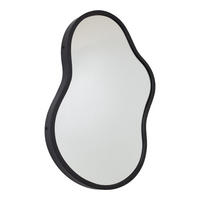 WANDSPIEGEL Origa Schwarz - Schwarz, Metall (38/62/4cm) - LOFT42