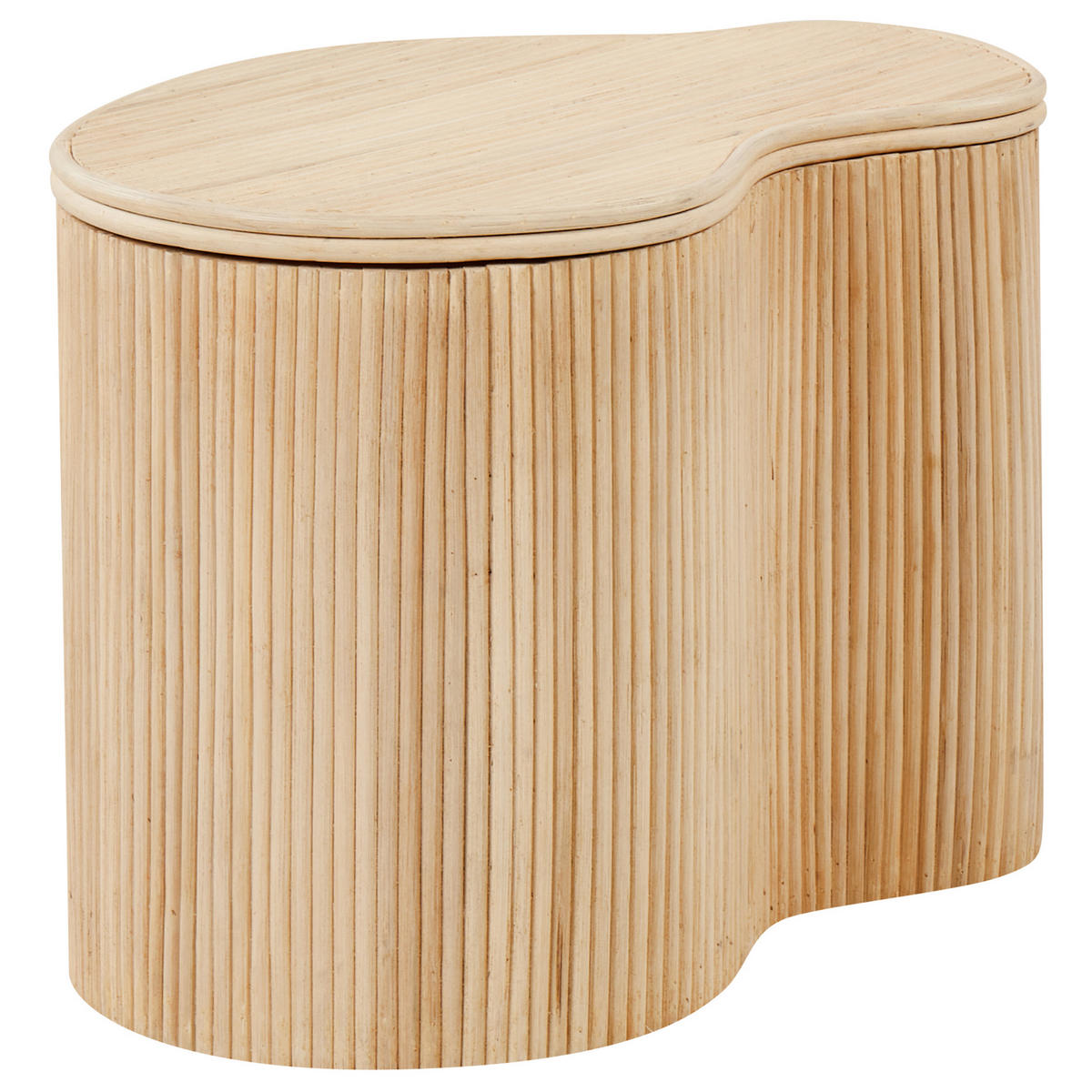COUCHTISCH 2er Set Naturfarben Salanti - Naturfarben, Naturmaterialen (100/72/45cm) - Beliani