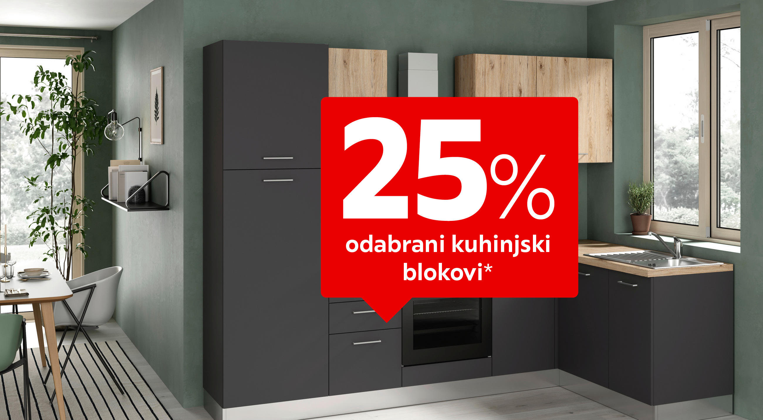 25% odabrani kuhinjski blokovi*