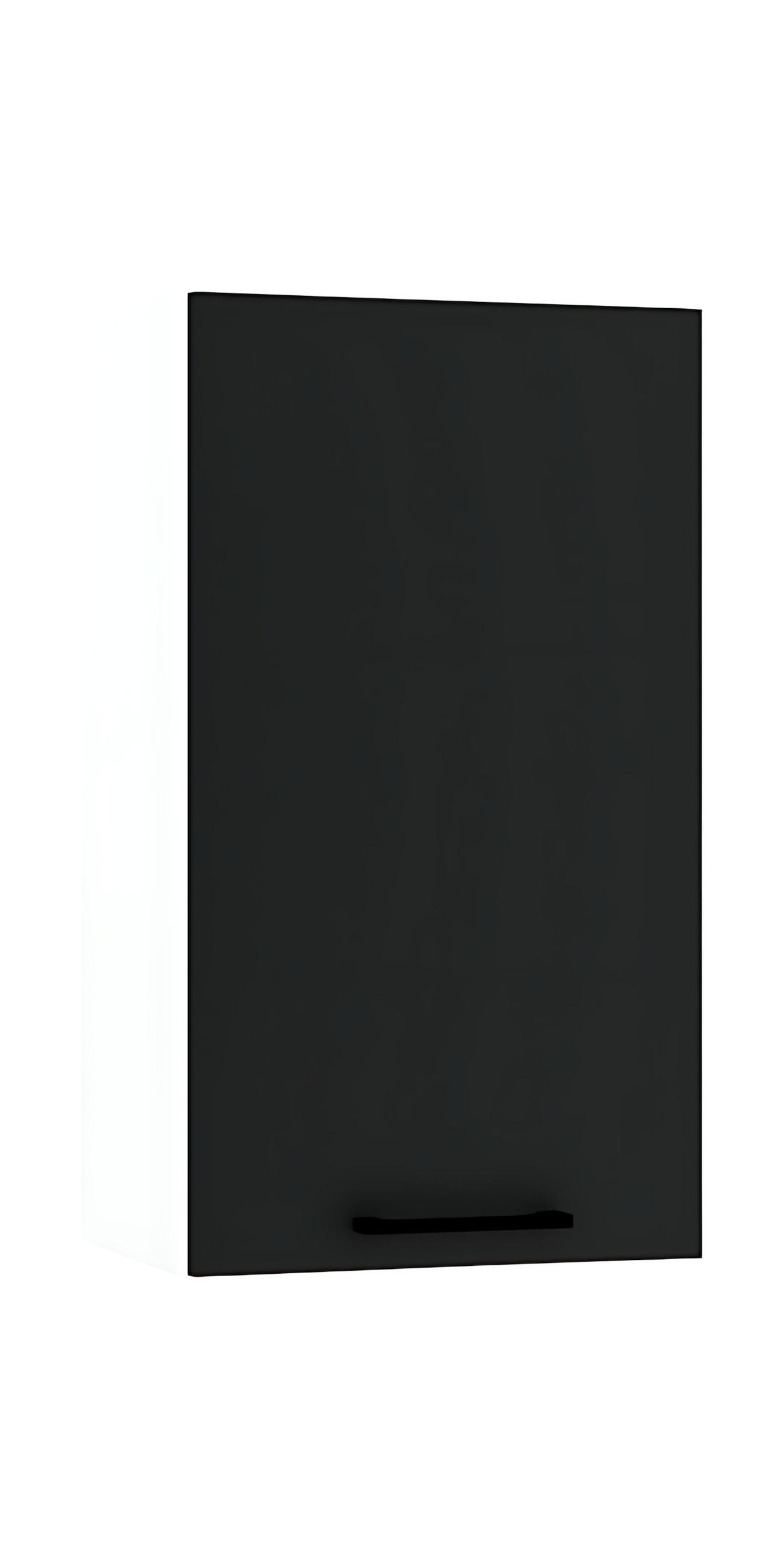 HÄNGESCHRANK W40 P/L - Morvex - Zeitlose Küchenlösung - Schwarz, Holz (40/72/30cm) - ROYAL24_MARKT