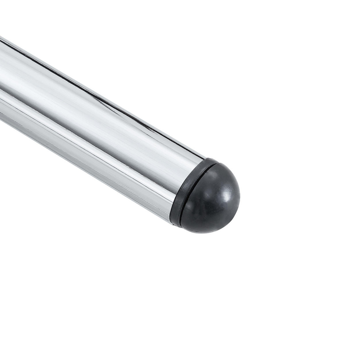 ESSZIMMERSTUHL 4er-Set mit PU-Bezug Weiß-Silber - Silberfarben, Metall (42.6/93/43.1cm) - Meubliv
