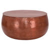 COUCHTISCH - Kupferfarben, Metall (90/90/45cm) - WOMO-DESIGN