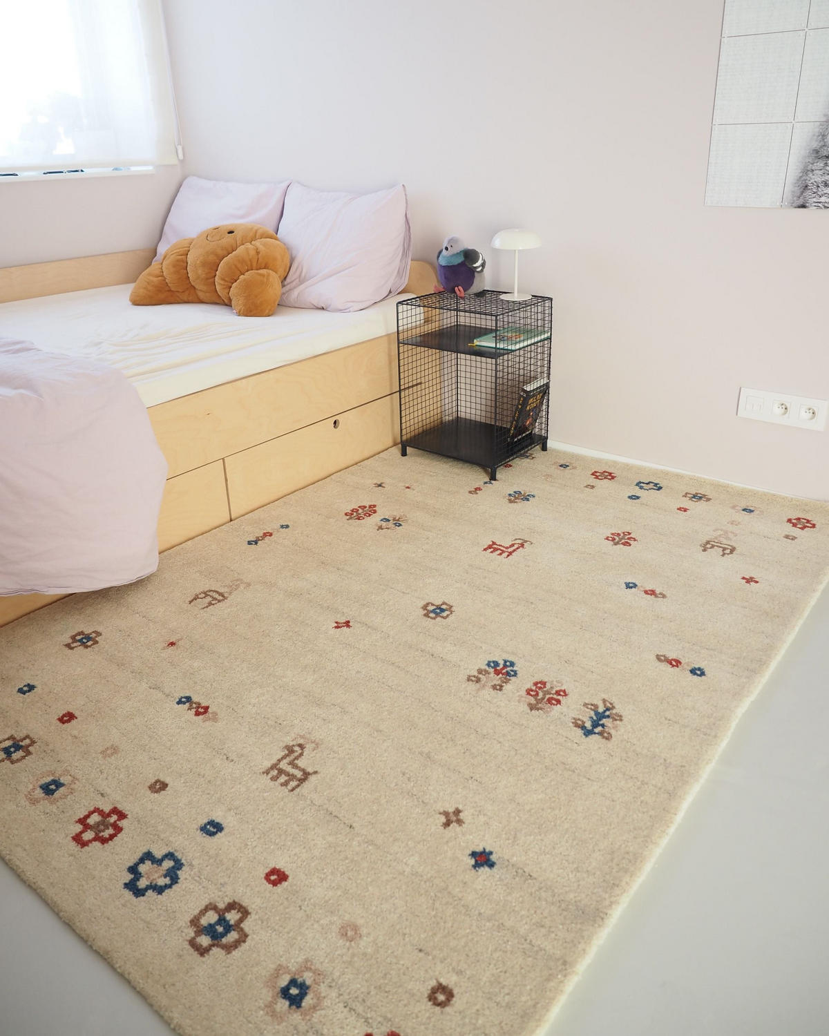 TEPPICH geflochten Suluca 200/140 cm - Beige, Textil (140/200cm) - Beliani