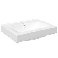 WASCHBECKEN Kozak 60/46/16 cm - Weiß, Keramik (60/16/46cm) - Nettlife
