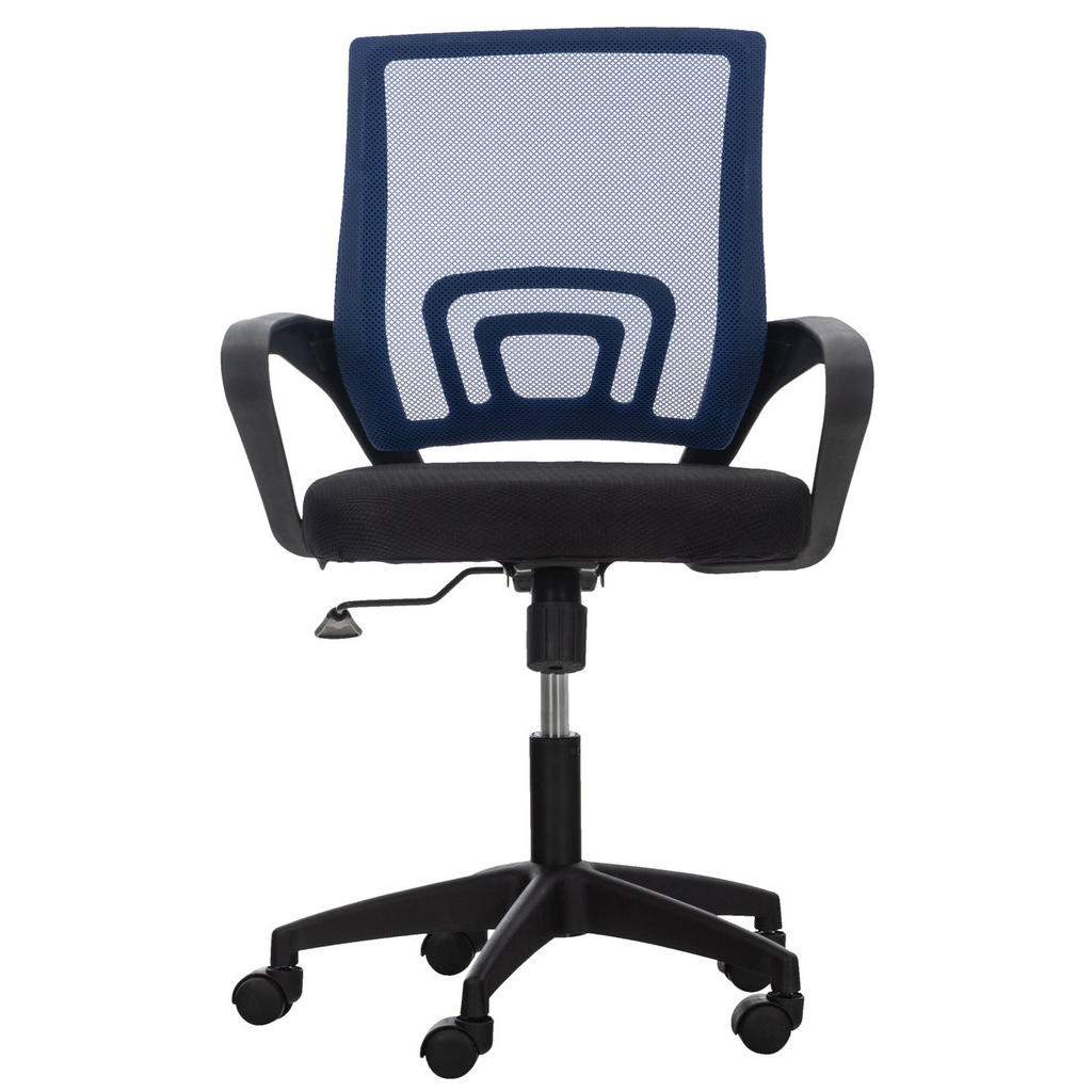 Thumbnail - TPFLiving Bürostuhl, Blau, Textil, 62x95x50 cm, Arbeitszimmer, Bürostühle, Drehstühle