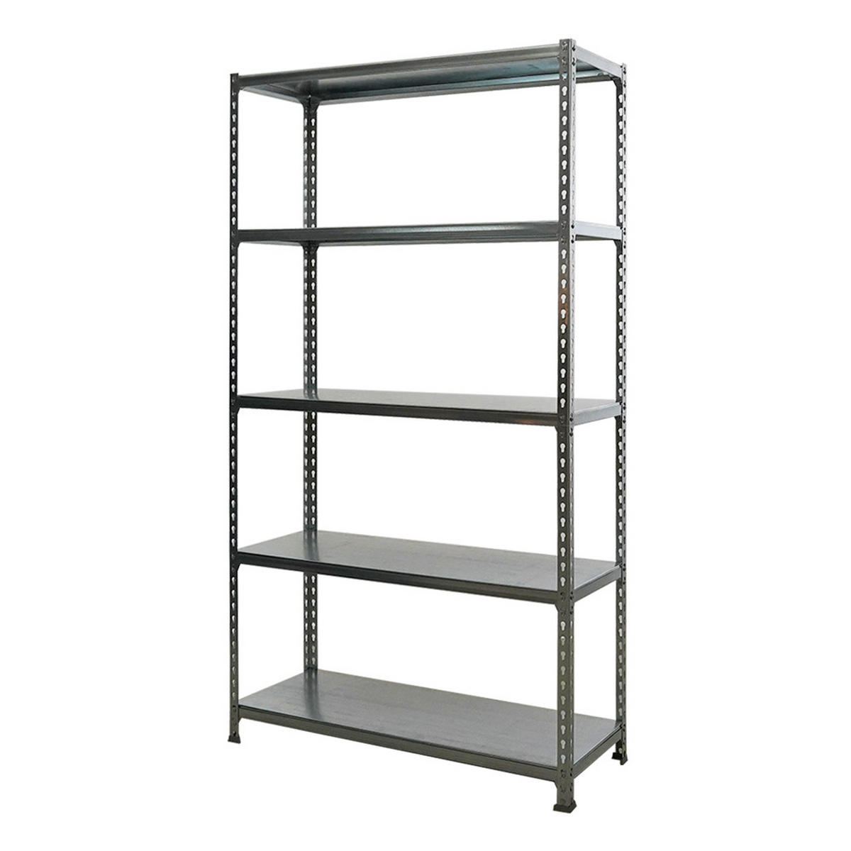 SCHWERLASTREGAL Big Metal Shark HxBxT 200 x 110 x 40 cm Fachlast 200 kg Verzinkt - Silberfarben, Metall (110/200/40cm) - PROREGAL