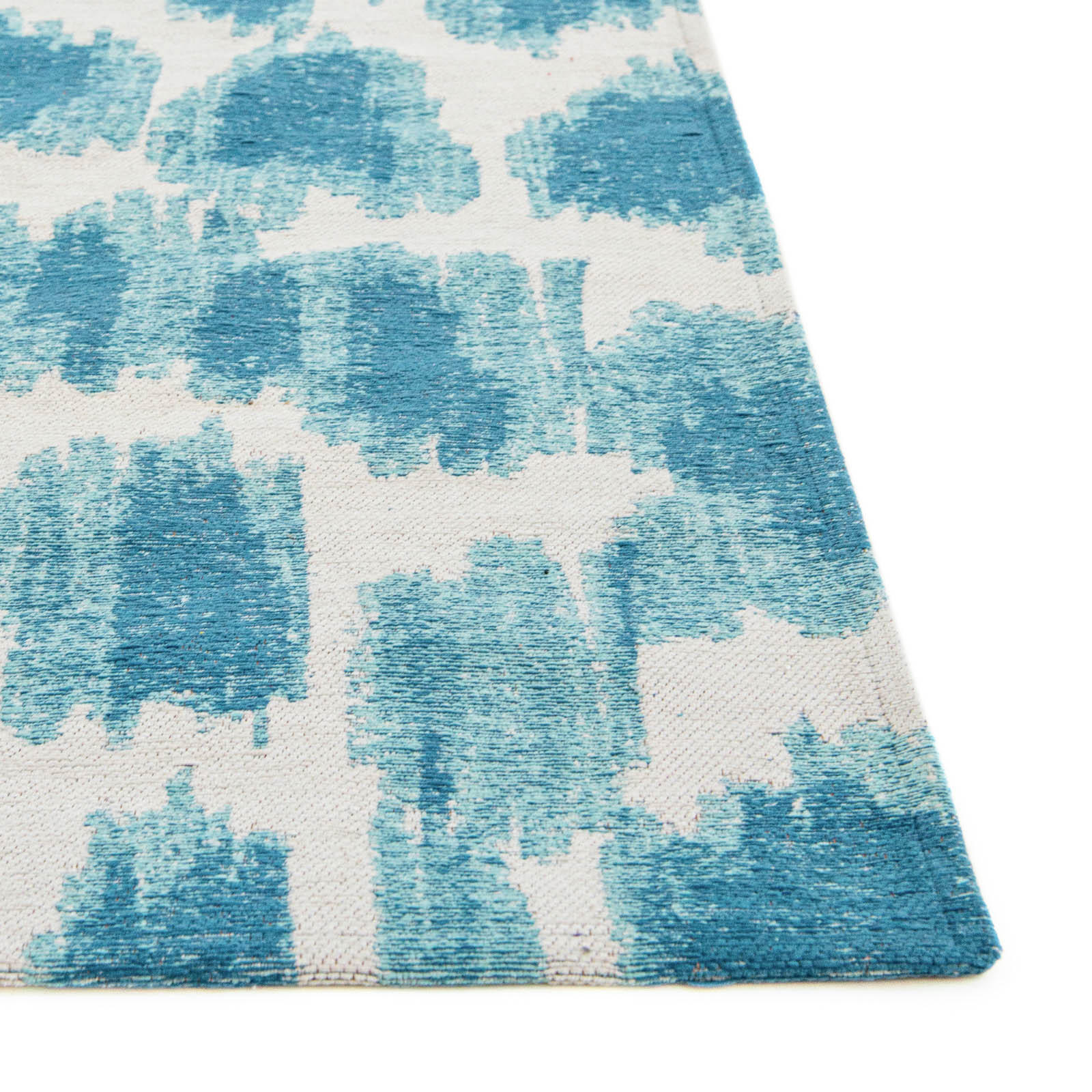 TEPPICH Ikat Summer blue 170/240 cm - Blau, Textil (170/240cm) - Lola&Moi